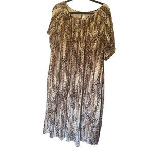 Soft leopard print dress